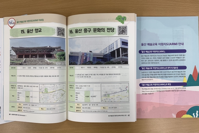 사진=울산교육청/예술교육 자원지도