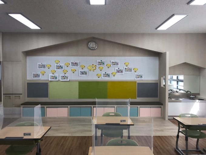 사진=화랑초등학교/1학년 교실