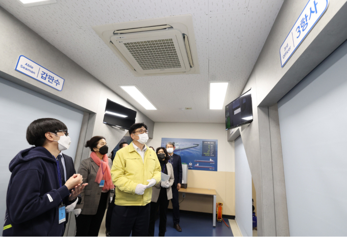 사진=인천교육청/인천해사고등학교 교실형 안전체험관
