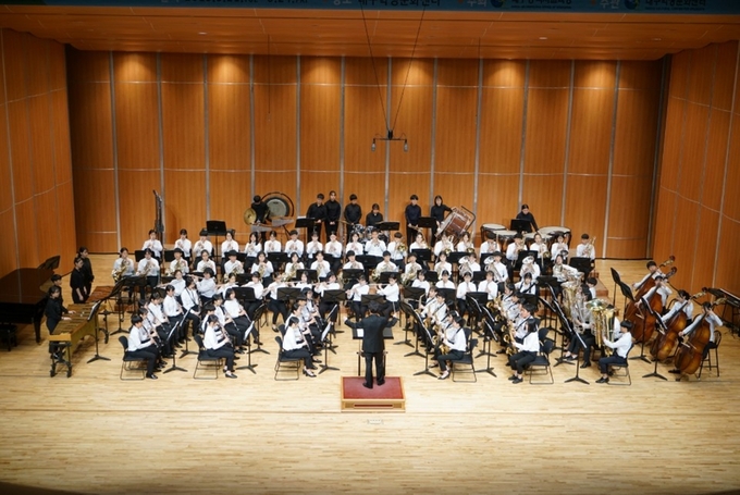 사진=대구교육청/대구 동원중학교 관악부 제45회 대한민국관악경연대회에서 중등부 1위 ‘대상’ 수상
