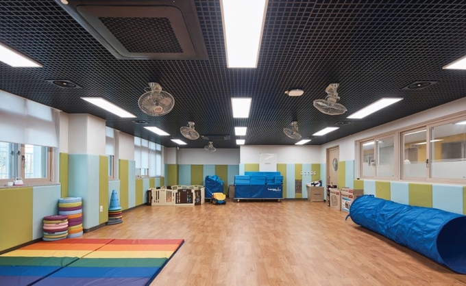 대구 예아람학교 감각지각실 모습