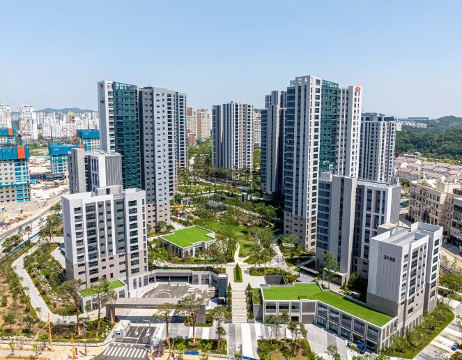 경기주택도시공사, 최초 후분양 주택 동탄 레이크파크 자연&e편한세상 입주 개시