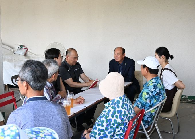 박형덕 동두천시장, 하수도 분류화 요청 민원에 현장 방문 실시