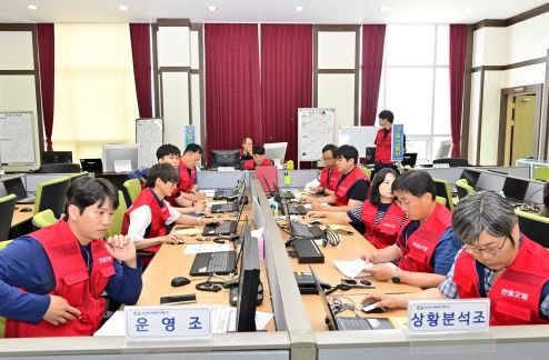 한울4호기, 방사능방재 전체훈련 실시