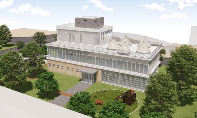 남면도시재생사업 중 하나인 복합문화거점 '더노랑'조감도