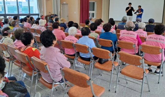 나주시, 땡볕 더위에 노인 일자리 안전사고 예방 주력