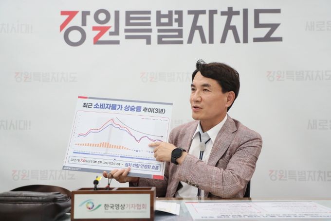 출입기자 간담회(김진태도지사)