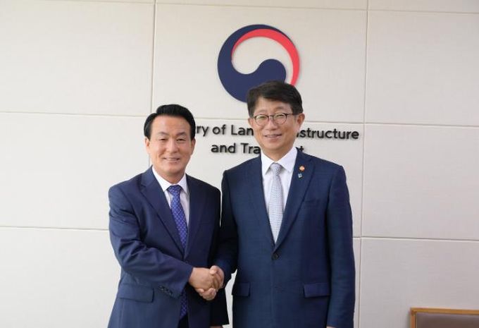 백성현 논산시장, 국토교통부 방문 지역개발 현안 해결 필요성 피력