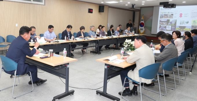청주시, 공공디자인 진흥계획 수립 용역 중간보고회 개최