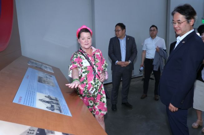 미국 최대항공사 델타항공을 시찰하는 이동환 고양특례시장