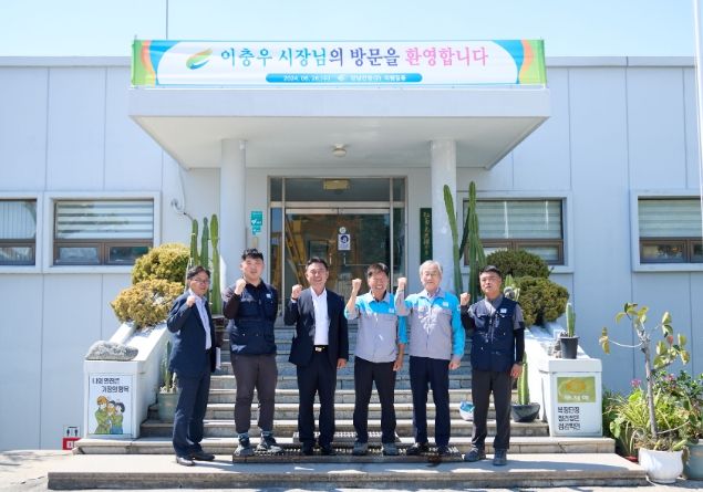 이충우 여주시장, '강남건영(주)' 기업체 현장 방문