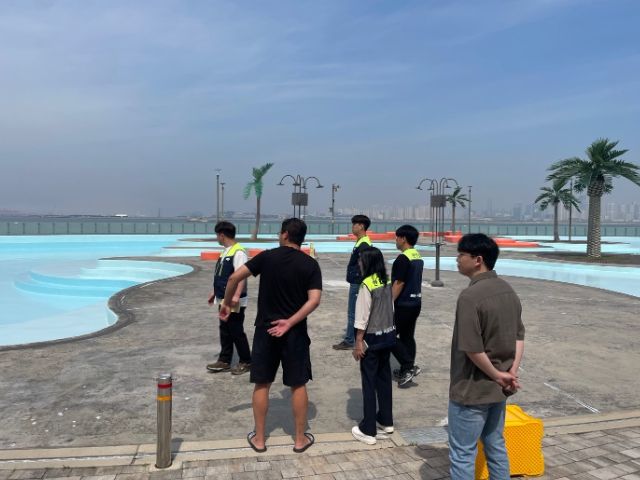 시흥도시공사, ‘갯골생태공원·한울공원 해수체험장’ 개장 전 안전점검 실시