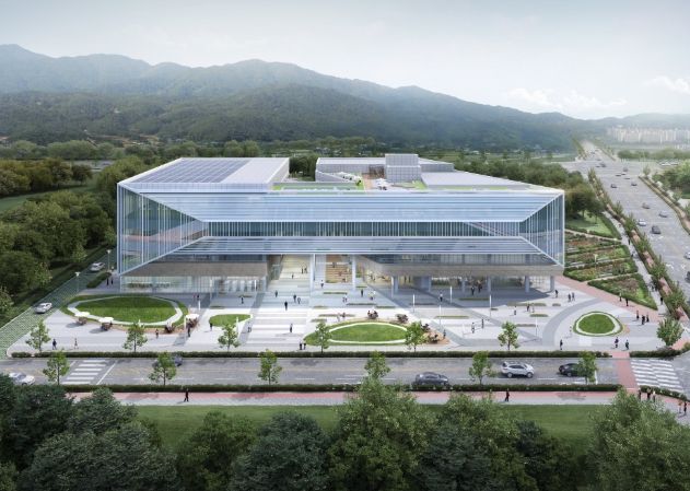 참고 이미지(영종복합공공시설조감도)