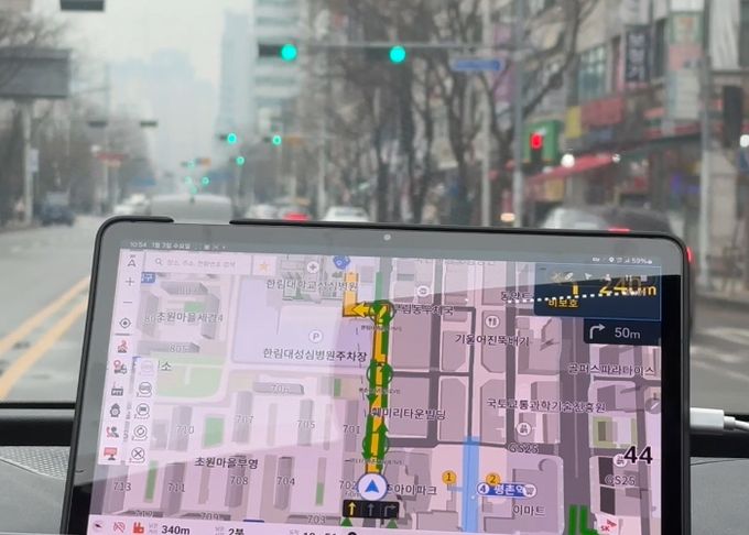 광역긴급차량우선신호-차내단말기