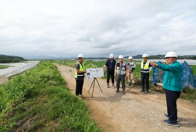 함안군, 여름철 장마·태풍 대비 대형공사장 점검 나서