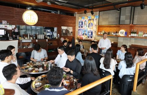 김완근 제주시장, MZ세대 공직자와 오찬 간담회 열어