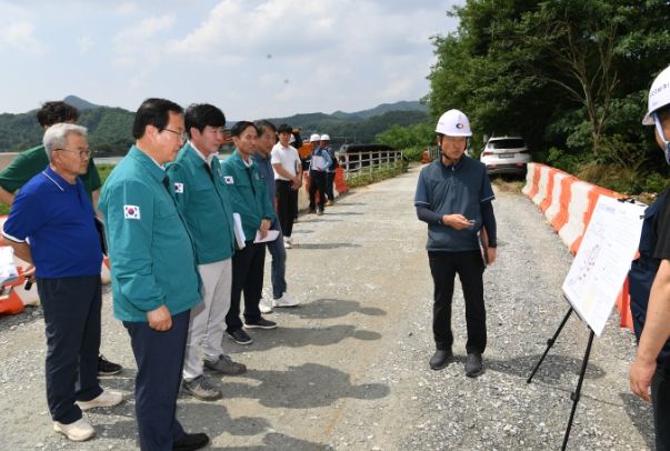 유희태 완주군수, 호우대비 긴급 현장점검