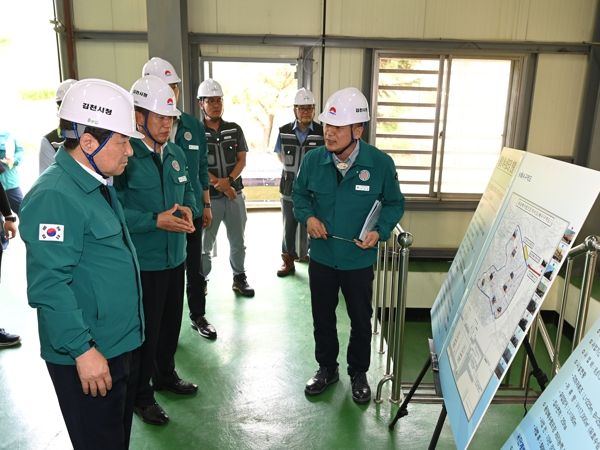 김천시, 집중호우 대비 배수펌프장 현장 점검