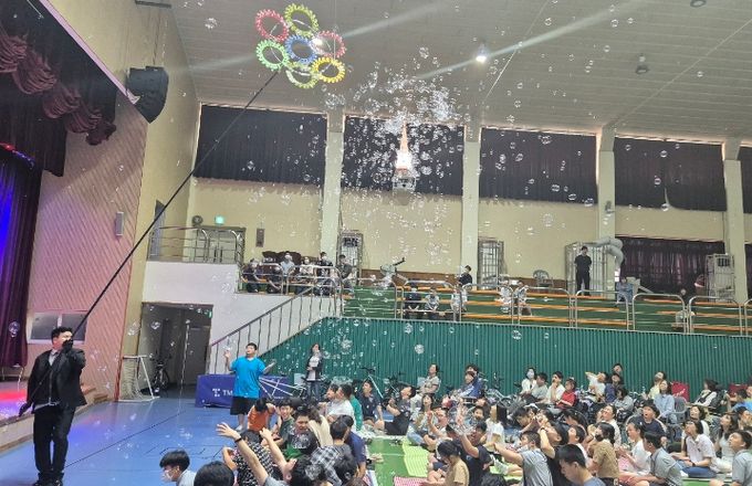 제주영지학교 버블 공연