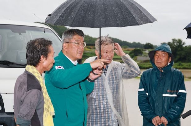 관내 일원 농경지 등 돌며 직접 현황 파악