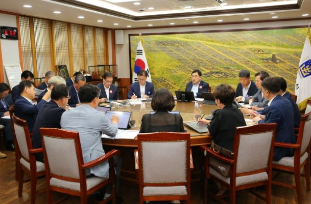 주낙영 경주시장, 간부회의 주재 APEC 준비 만반 특별지시