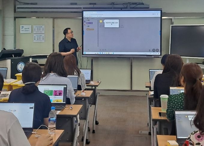 광주교육연구정보원, ‘스파이크 프라임 활용 연수’ 운영