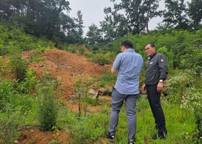 군위군, 호우 대비 산사태취약지역 집중점검 실시