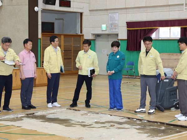 강은희 대구광역시교육감, 장마철 대비 교육 현장 직접 챙겨!