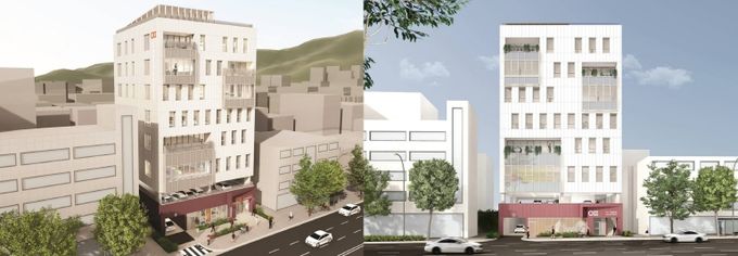 구산동 공공복합시설 조감도 및 투시도