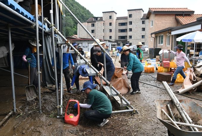 완주군, 수해 복구에 총력