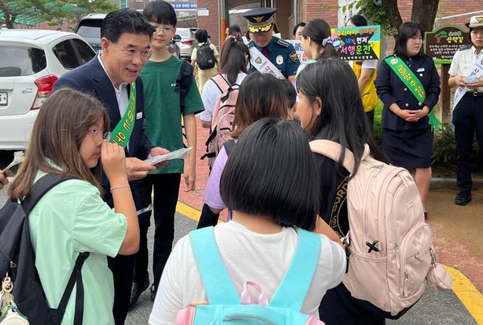 계룡시, 교통사고 예방 합동 캠페인 전개