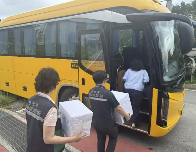 태안교육지원청, 을지연습 연계 학교 재배치 훈련 시행