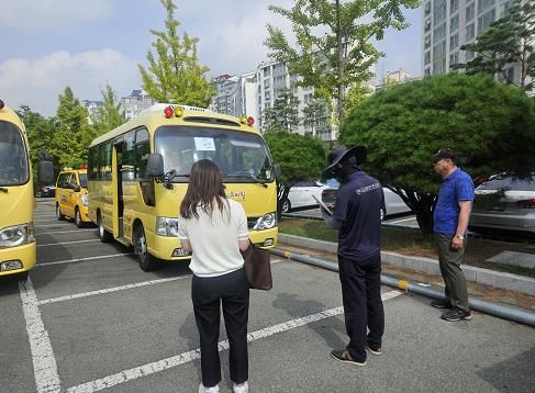 대구 5개 교육지원청, 하반기 어린이통학버스 관계부처 합동점검 실시