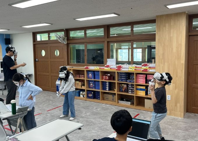 파주형 경기공유학교 특화모델 에듀테크 영역 수업 모습