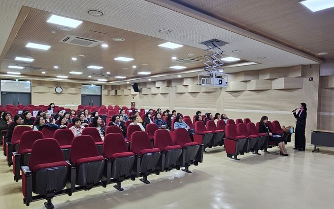 속초양양교육지원청 학교급식 조리종사자 위생교육 실시