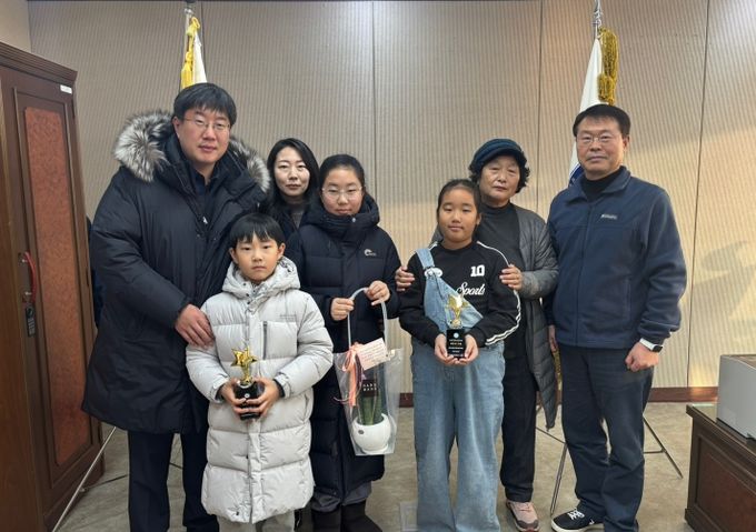 가족 독서 생활화 시상 사진