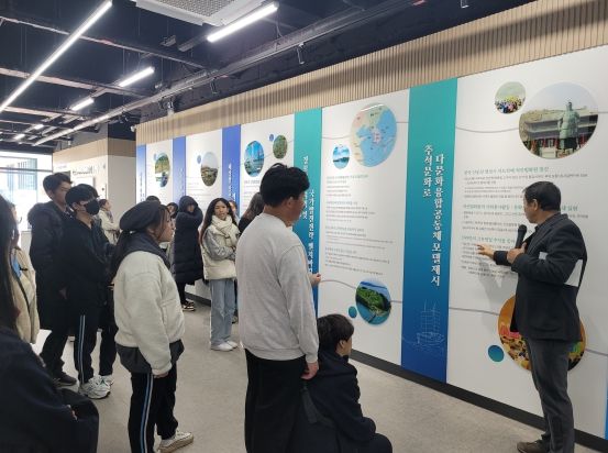 지난해 대촌중학교 완도 현장체험학습