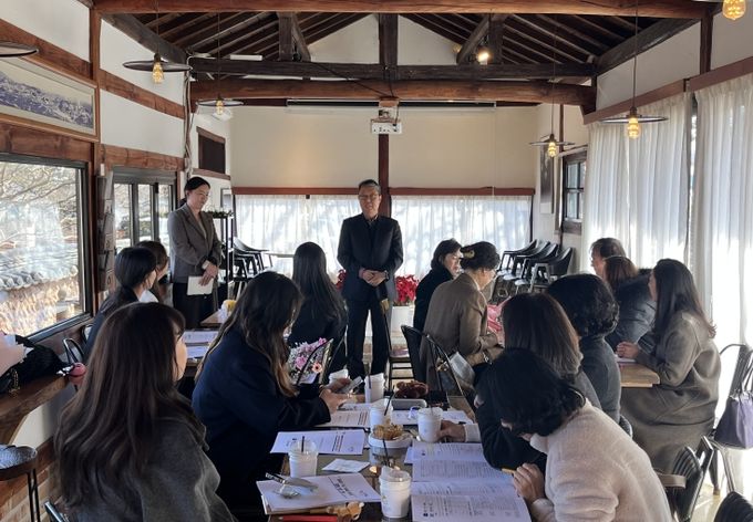 21일 나주 3917마중에서 ‘2025년 (가칭)영유아학교 시범사업’설명회가 진행되고 있다.