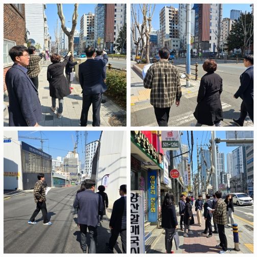 부산남부교육지원청, 양정초 통학로 안전 점검