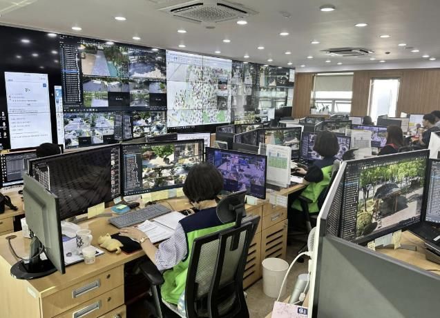 고양특례시 스마트안전센터 내부 전경