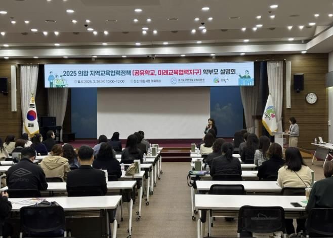 군포의왕교육지원청, 2025 지역교육협력정책 학부모 설명회 개최