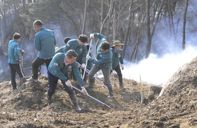 순창군, 발 빠른 대응으로 대형 산불으로 확산 막아
