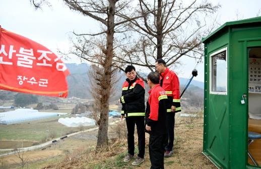최훈식 장수군수, 산불대비 감시초소 긴급 현장점검