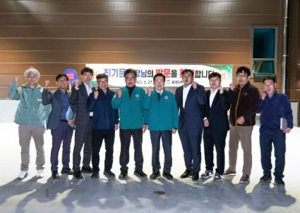 최기문 영천시장,영천하이테크파크지구 내 로젠㈜ 물류터미널 현장 방문