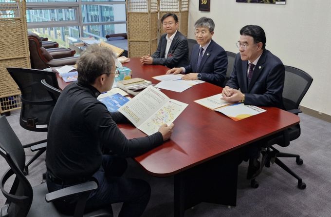 계룡시장 국회방문,지역 현안사업 추진에 국회 차원의 적극적인 협력 요청