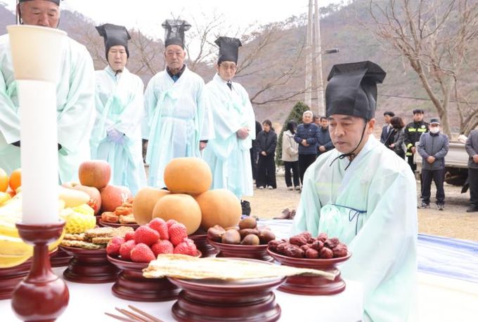 보은군 내북애향동지회, 독립유공자 석창문 지사 추모제 거행