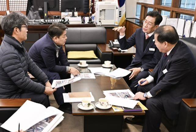 양평군수 한강유역청 방문