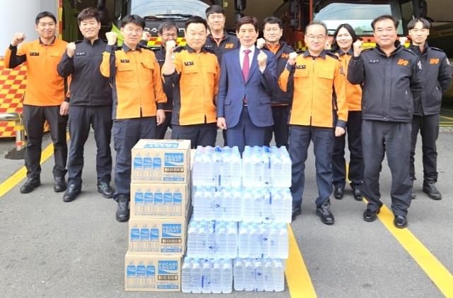 달서구, 산불·화재 대응 소방관 격려…위문품 전달