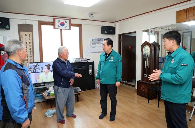 안동시, 산불피해 주민 거주 경로당 지원에 총력