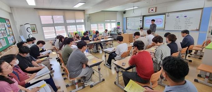 작년 2024학년도 수업나눔 연수회 사진